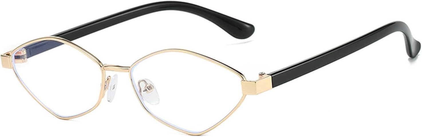 

Модные солнцезащитные очки «кошачий глаз» неправильной формы для женщин, ретро-стиль, прозрачные линзы Ocean, защита от УФ-излучения UV400, трендовые для мужчин TVTBBVV, Golden Clear