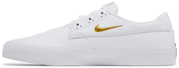 Кроссовки Nike Shane Premium SB 'White Metallic Gold', белый — фото 3