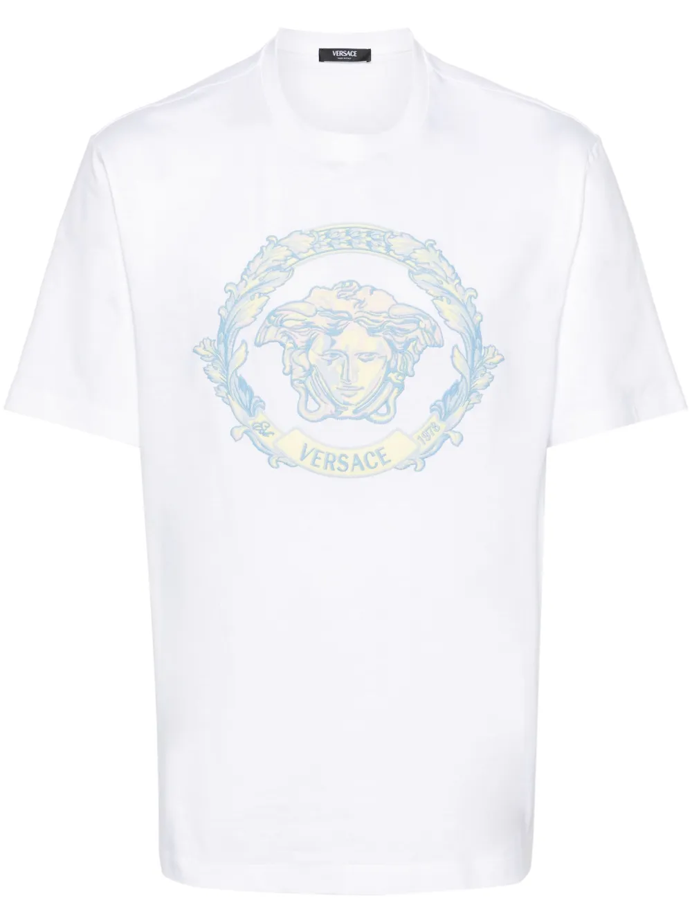 

Футболка Barocco Wave Crest VERSACE, белый