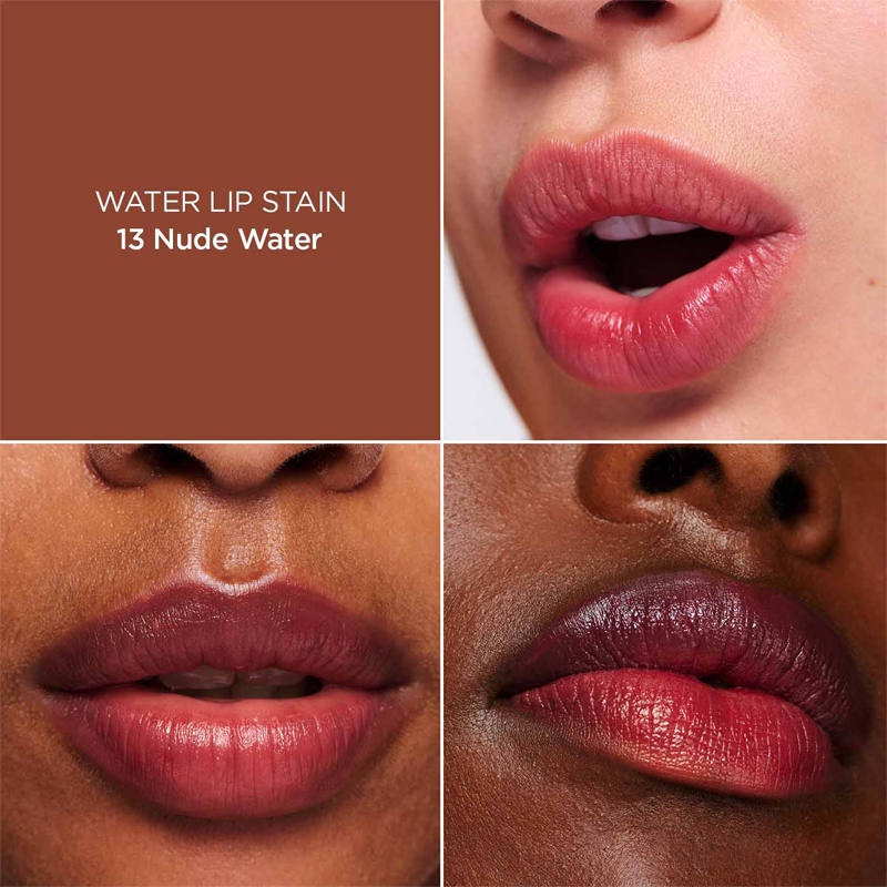 Матовый крем для губ Water Lip Stain с увлажняющим эффектом Clarins, atspalvis 13 nude water 7 мл — фото 2