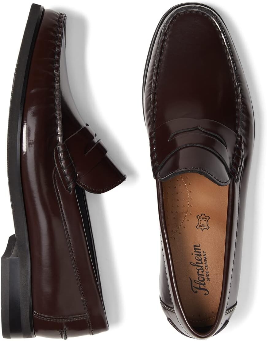 

Лоферы Berkley Flex Penny Loafer Florsheim, цвет Burgundy