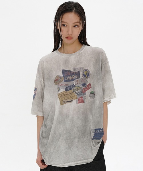 

Футболка с принтом MASONPRINCE, белый