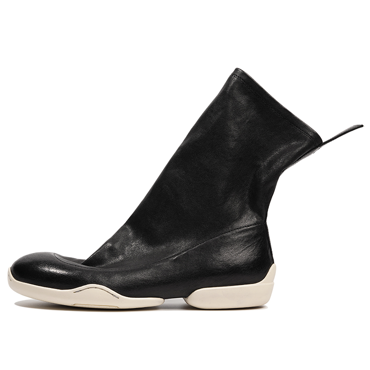 

Dreambox Вибрам Икс Дримбо высокие ботинки мужские — черный верх белая подошва, цвет Black Upper White Sole