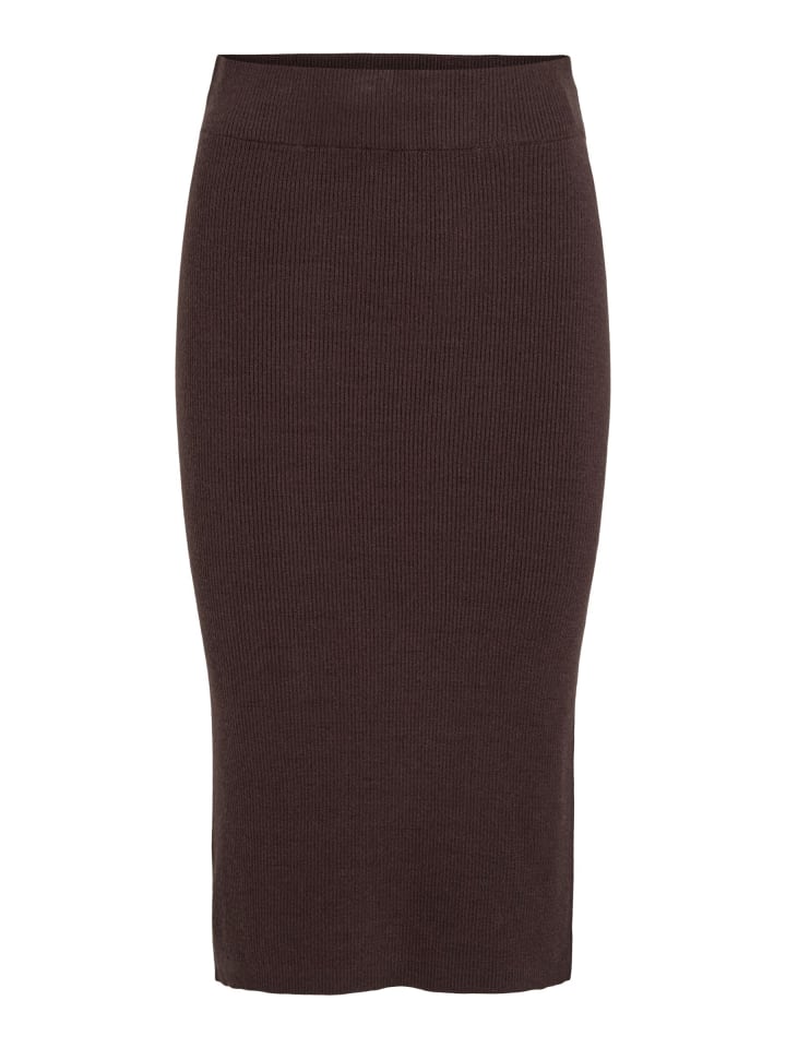 

Noisy may Юбка миди цвета кофейного зерна