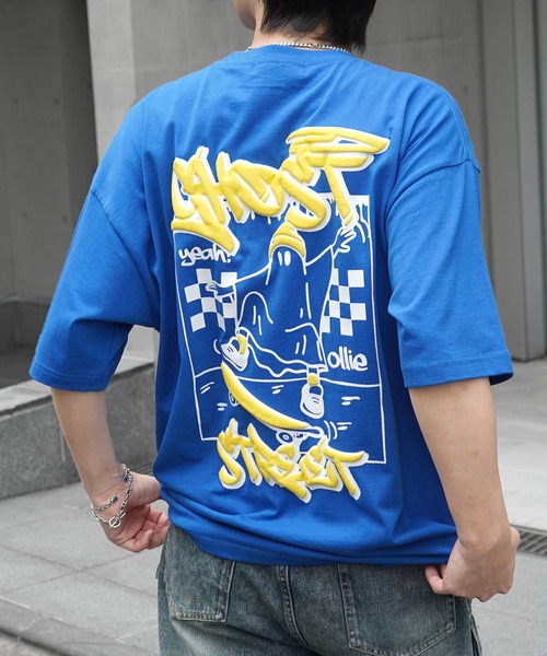 

Футболка с коротким рукавом, принт Ghost Foam Back Print Big Silhouette ILL'S