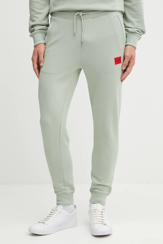 

Хлопковые спортивные штаны Hugo, зеленый
