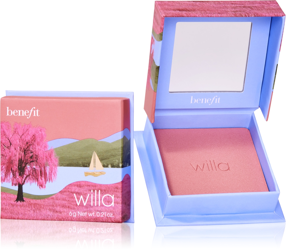 

Пудровые румяна Willa Wanderful World Benefit, atspalvis soft neutral-rose 6 гр