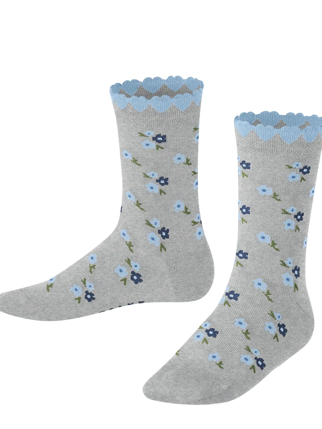 Носки Falke Ditsy Flowers серого цвета