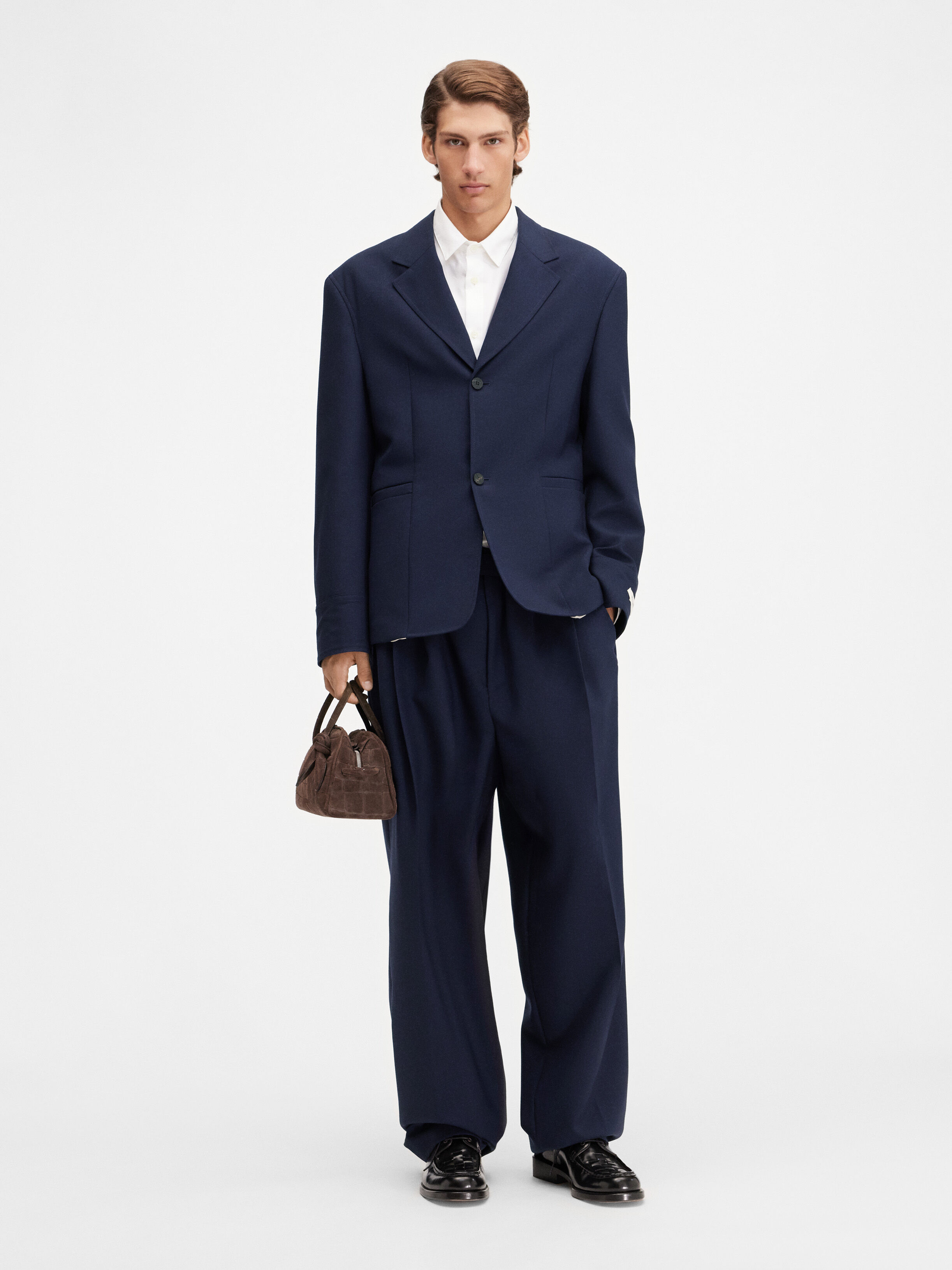 

Пиджак с вытачками JACQUEMUS The Canevas jacket, темно-синий