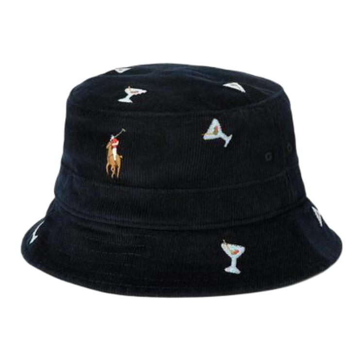 

Хлопковая эластановая бейсболка мужская черная Polo Ralph Lauren