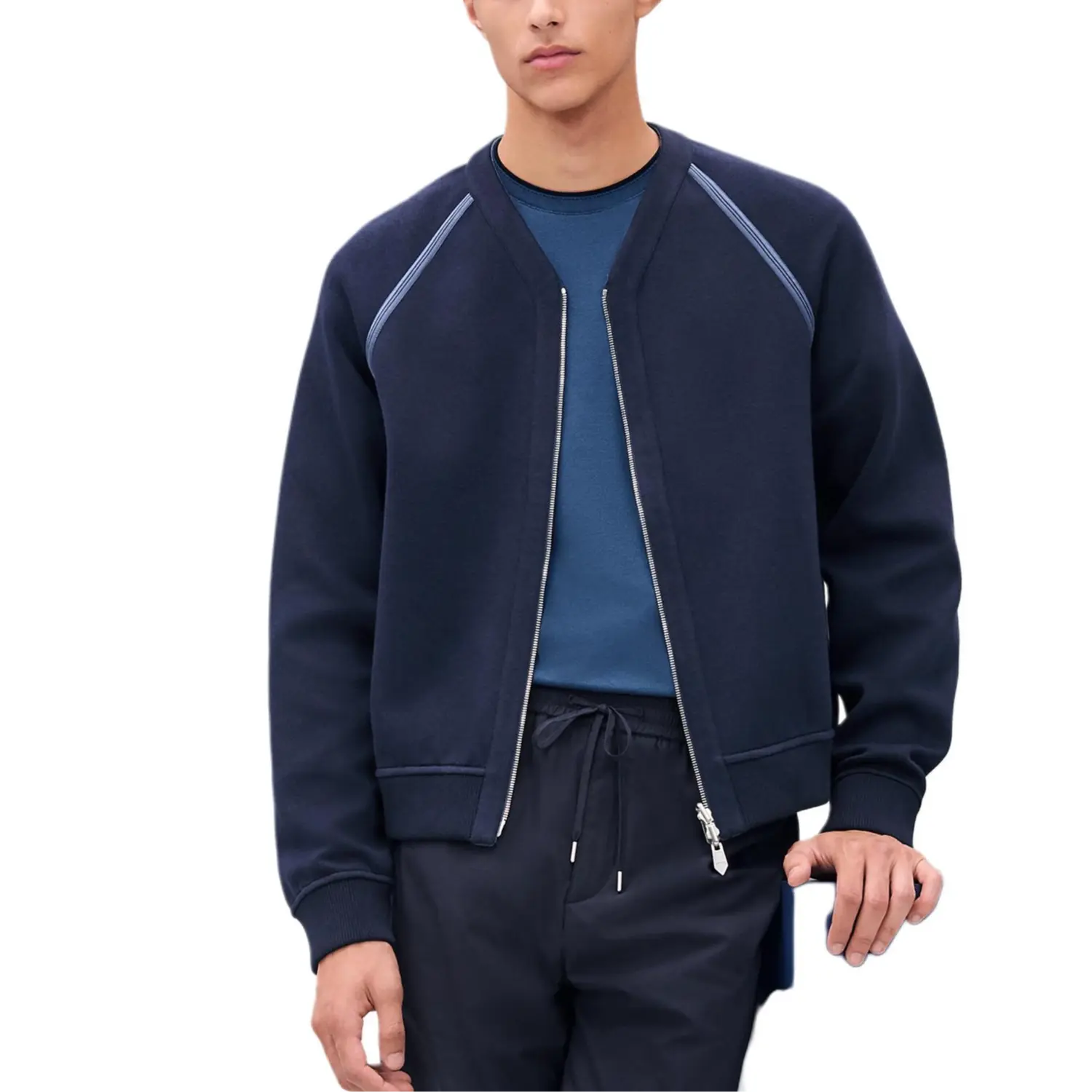 

HERMES Куртка мужская морская синяя, Marine Blue