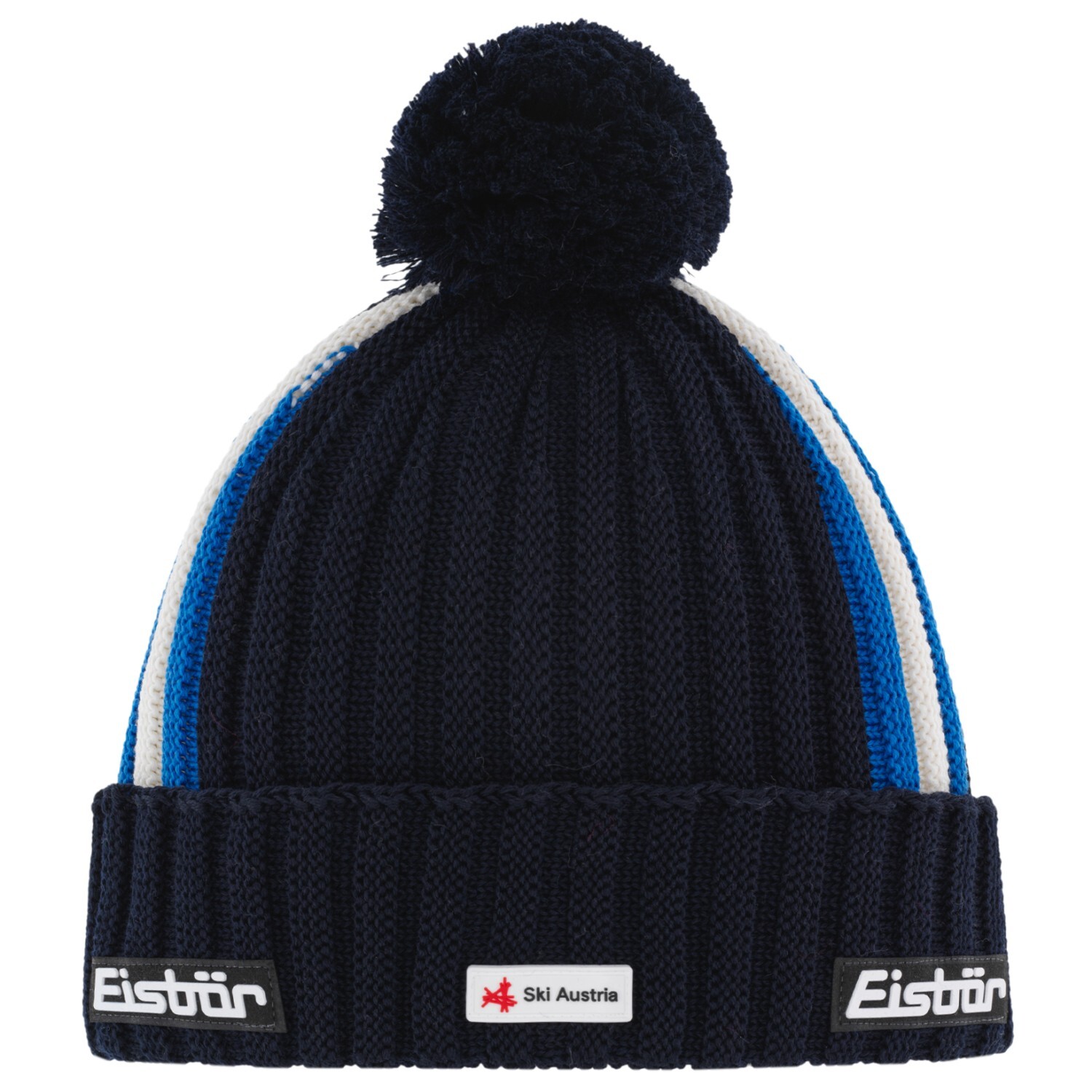 

Шапка Eisbär Leizel Pompon RL Ska, цвет Night Sky/Medium Blue/Milk