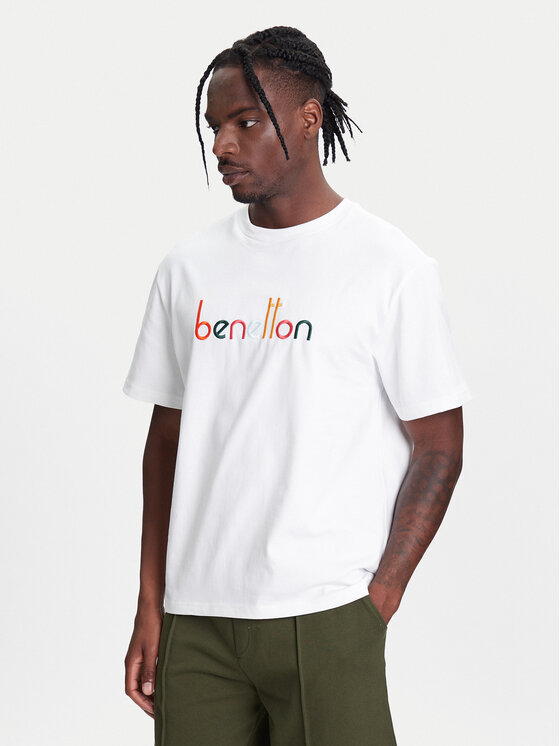 

Футболка оверсайз 3MI6U109O United Colors Of Benetton, белый