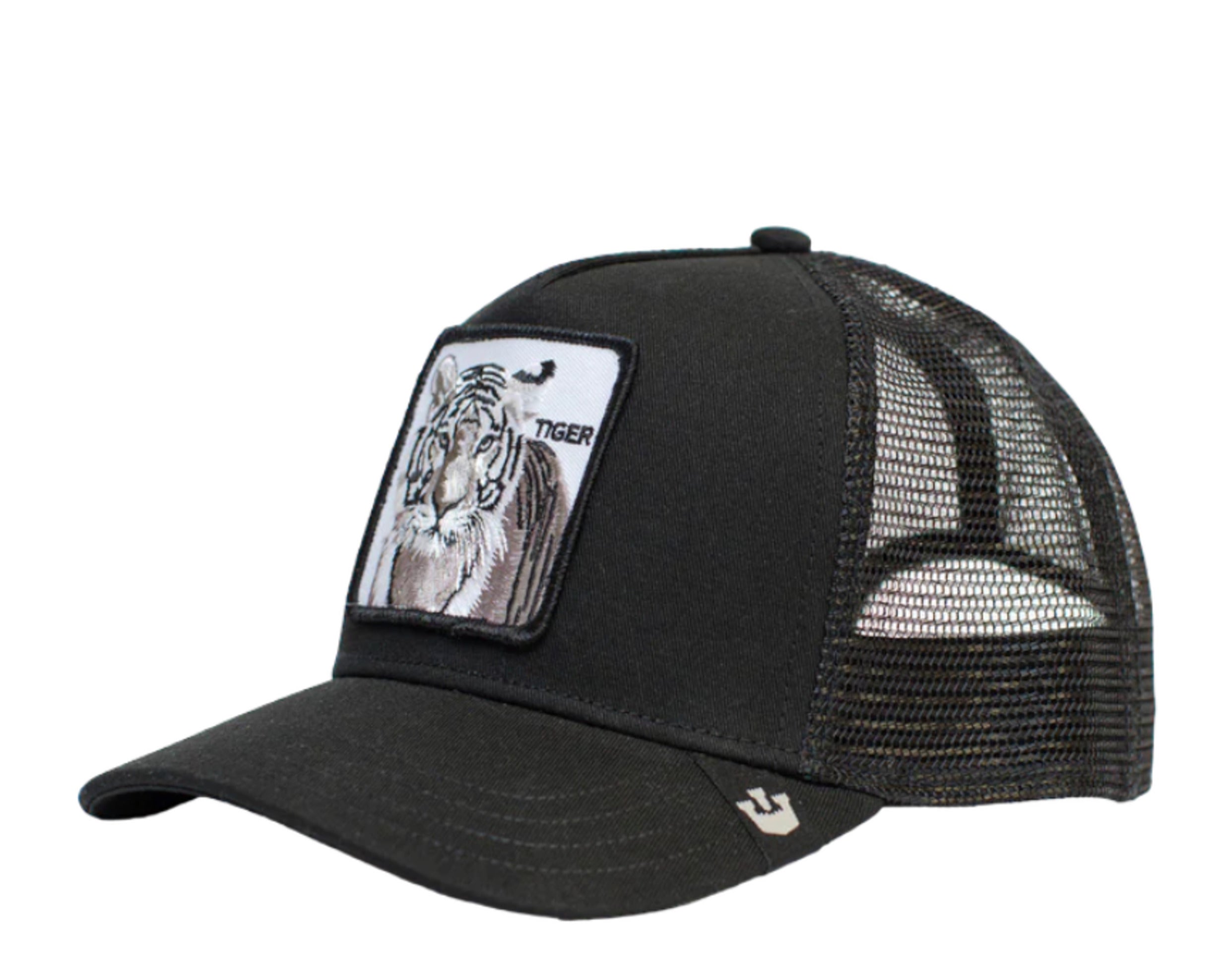 

Goorin Bros The White Tiger Новая черная кепка дальнобойщика 101-0392-BLK