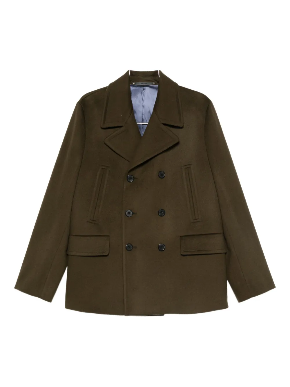 

Двубортное пальто Paul Smith, зеленый