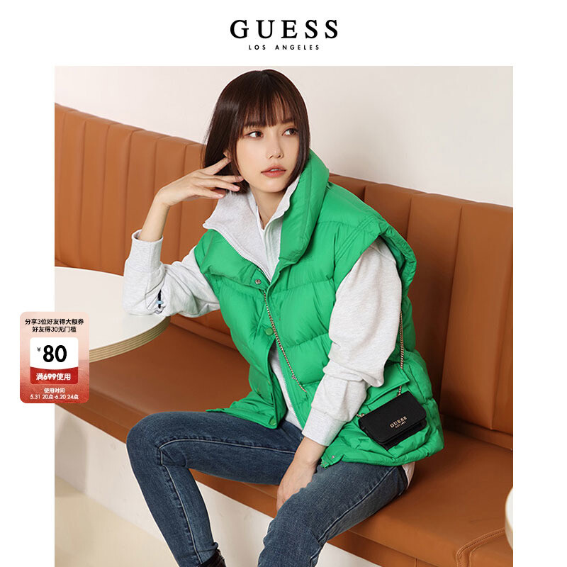 

Сумка женская Guess с логотипом, черный