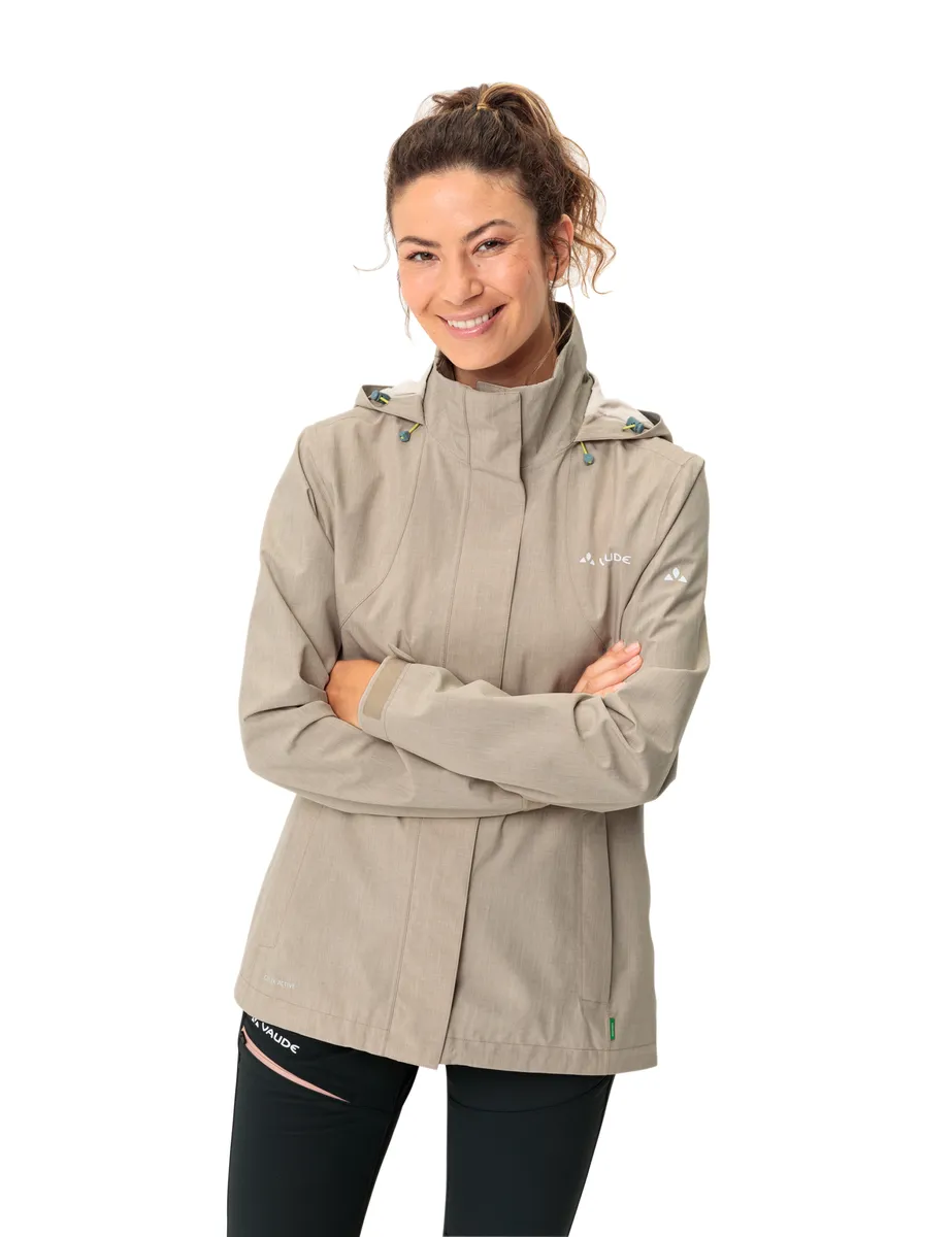 

Верхняя куртка VAUDE "WOMEN'S ROSEMOOR JACKET II" (1 шт.), с капюшоном, кулиска на капюшоне, цвет Linen