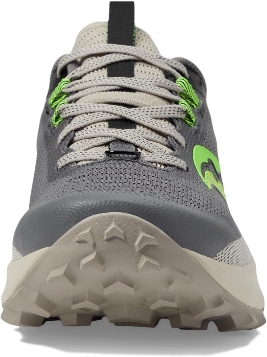 Мужские кроссовки для трейлового бега Saucony Peregrine 13, Gravel/Slime — фото 4