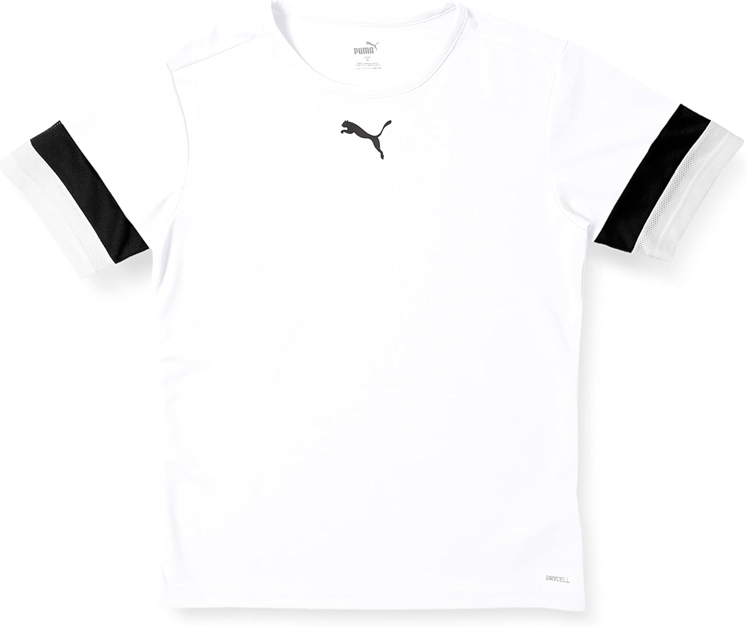 

Футболка мужская PUMA 705141 для футбольных матчей, впитывающая влагу, быстросохнущая, с коротким рукавом, белый/черный