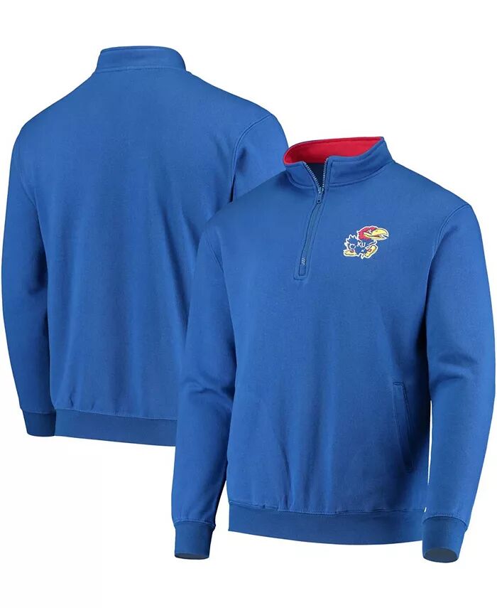 

Мужская толстовка Royal Kansas Jayhawks Tortugas Logo с застежкой-молнией на четверть Colosseum