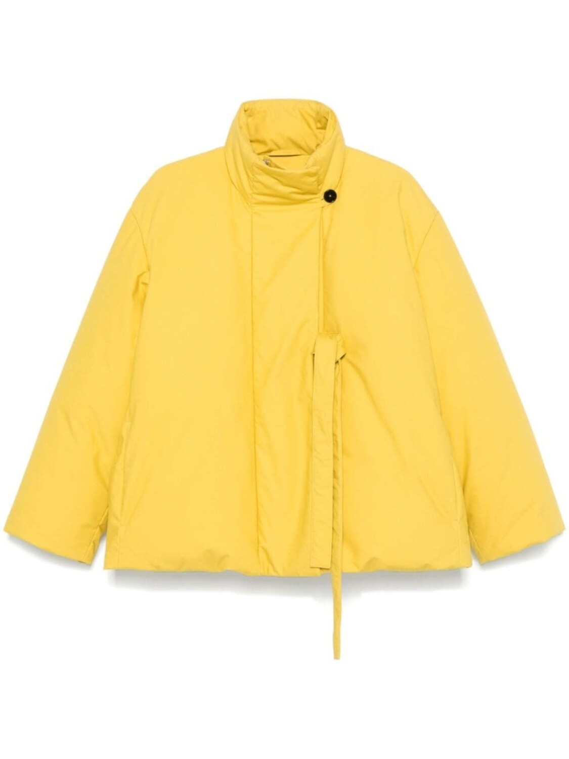 

Пуховик на молнии Jil Sander, желтый