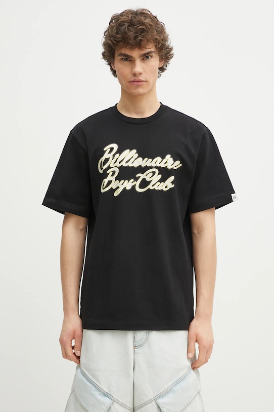 

Футболка хлопковая Diamond Script Logo T-Shirt Billionaire Boys Club, черный