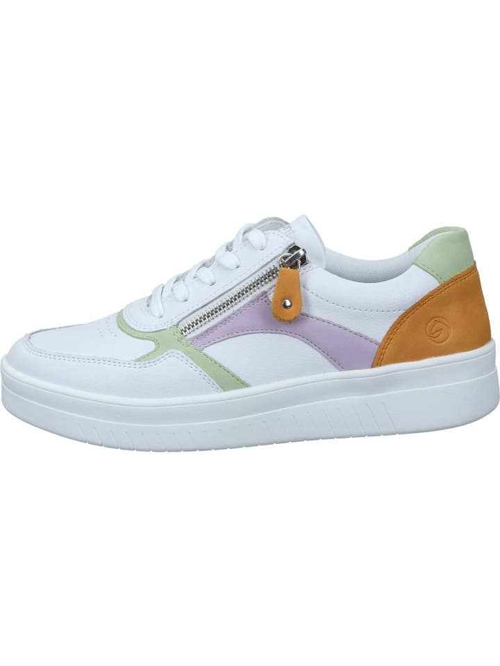 Кроссовки на шнуровке remonte, цвет weiss/lightmint/mauve/mandarine/weiss — фото 2