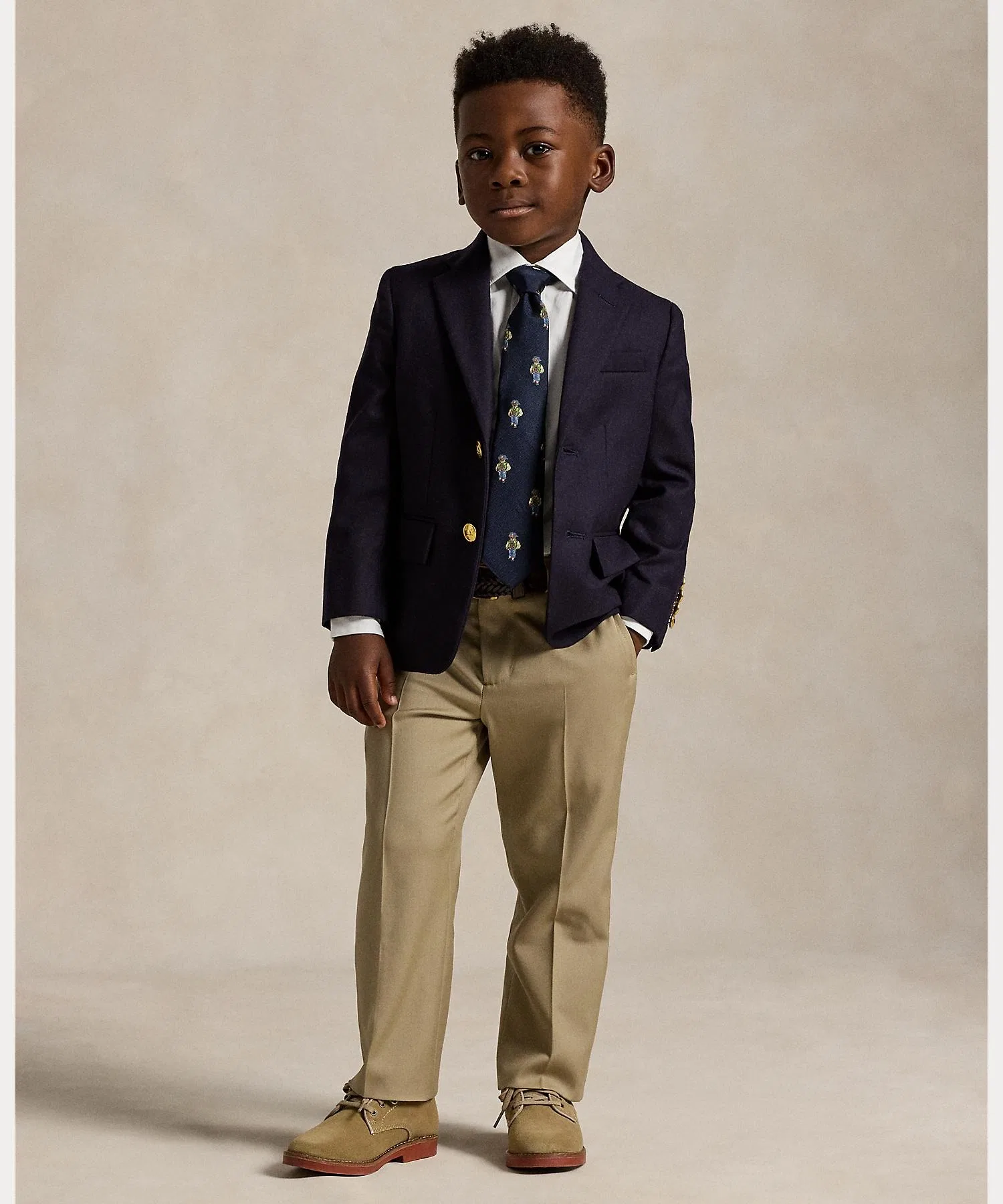 Детская рубашка POLO RALPH LAUREN CHILDRENSWEAR Regent Slim Fit — фото 4