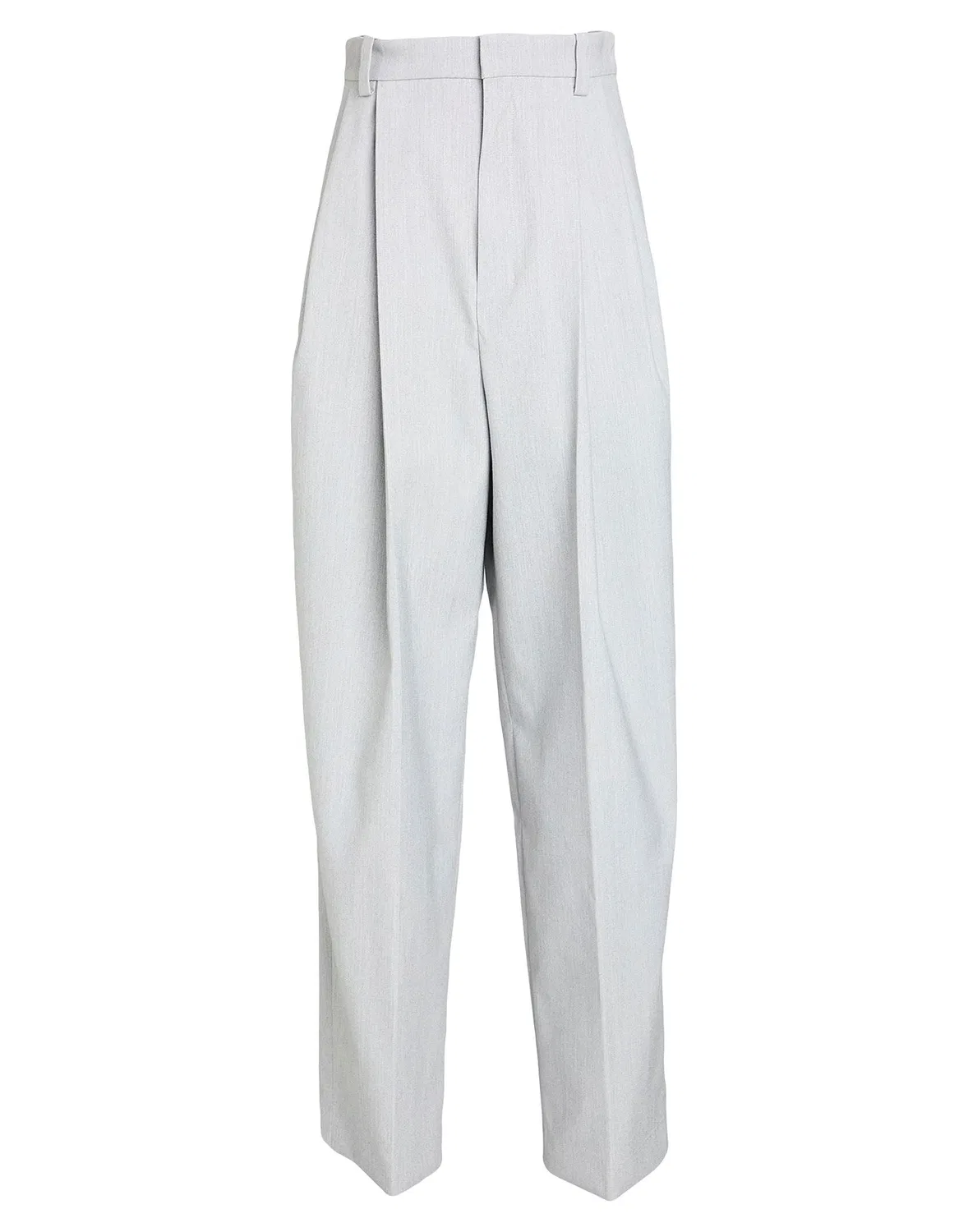 Прямые брюки из фланели серые Jacquemus