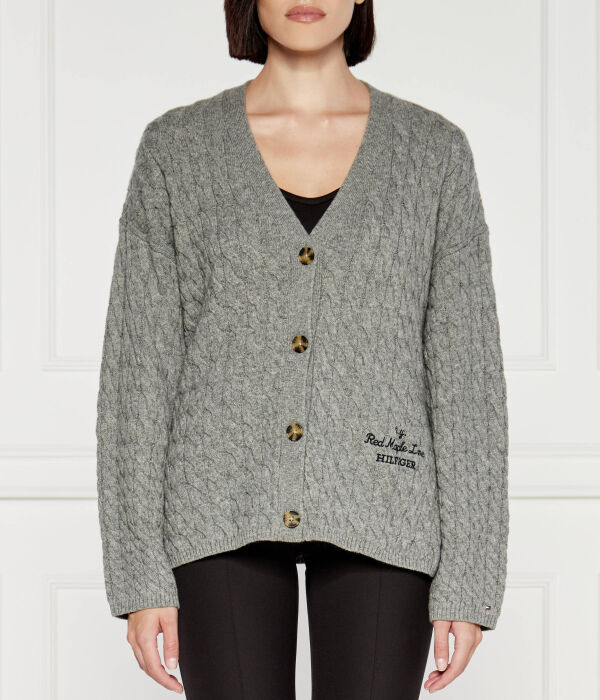 

Кардиган шерстяной Tommy Hilfiger Regular Fit, серый