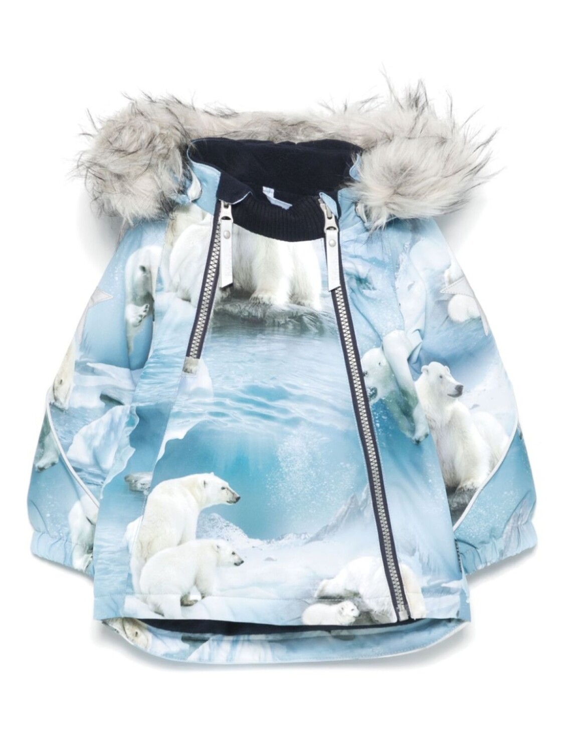 

Куртка из меха Molo Hopla, синий