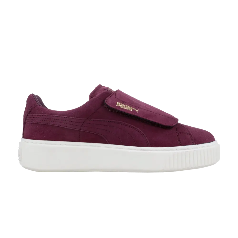 

Кроссовки Wmns Suede Platform Strap Puma, фиолетовый