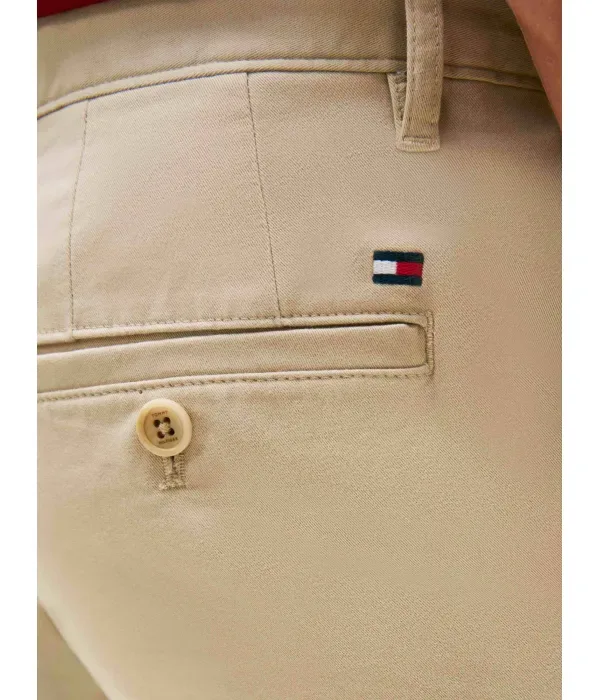 Брюки чинос Denton straight fit Tommy Hilfiger, бежевый — фото 4