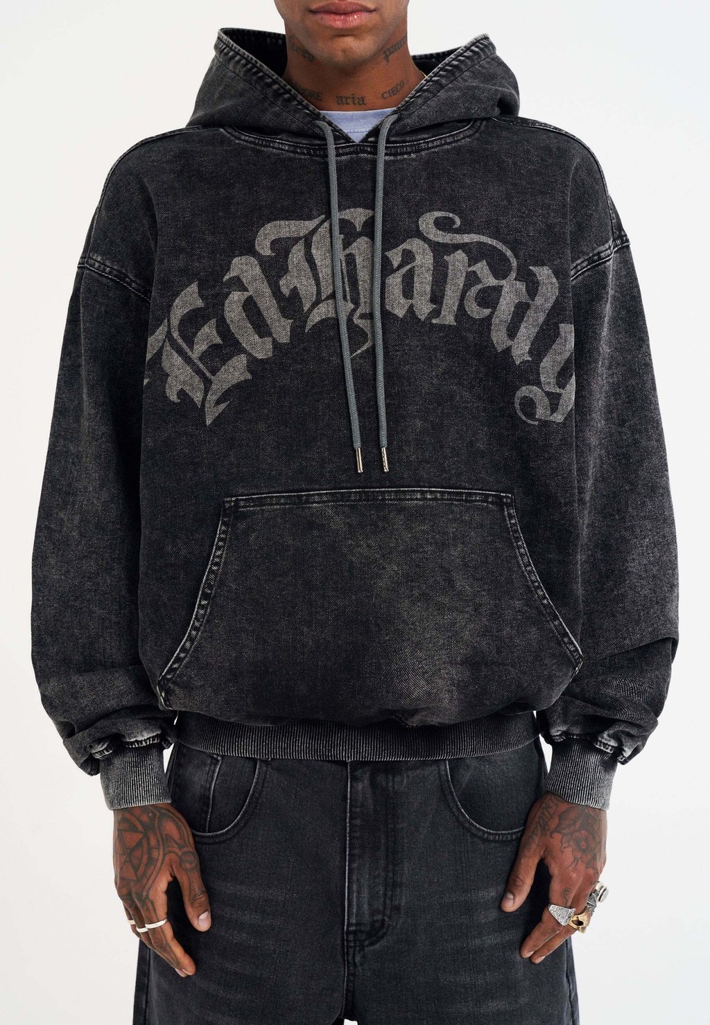 

Толстовка с капюшоном Ed Hardy, черный