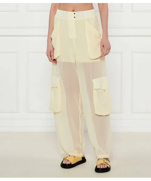 

Штаны под домом Relaxed fit Pinko, желтый