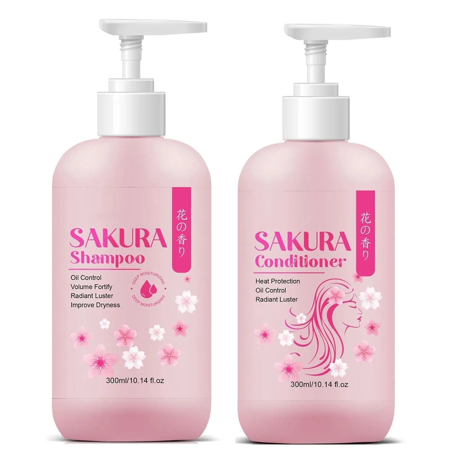 Набор шампунь и кондиционер «Sakura» с экстрактом вишни Soelegant