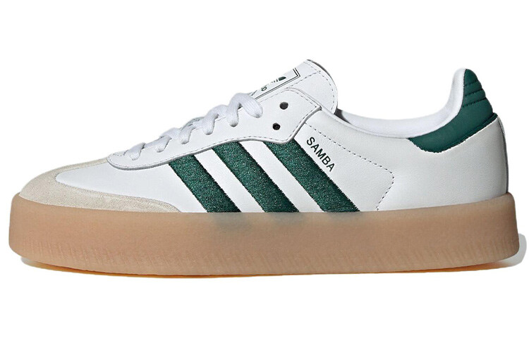 Adidas originals Samba Обувь для скейтбординга унисекс, White/Green