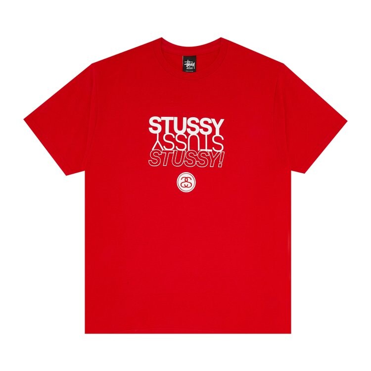 

Футболка Stussy 'Red', красный