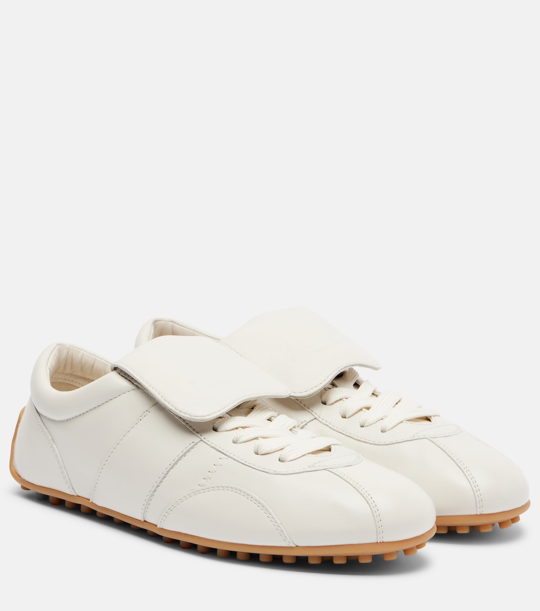 Кожаные кроссовки Gommino Tod's, Bianco Calce