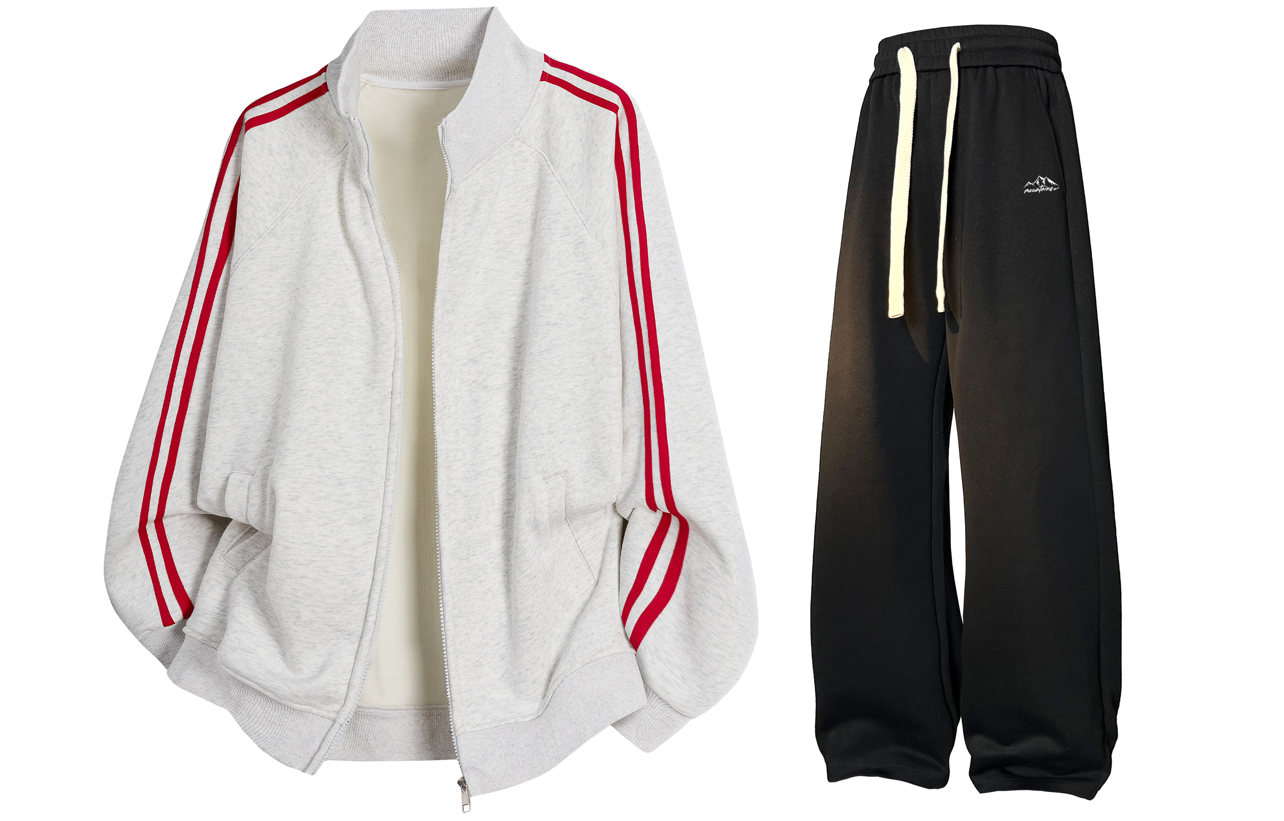 

WARRIOR Куртка женская коллекции "Верхом на ветру", White Heather Gray+Black