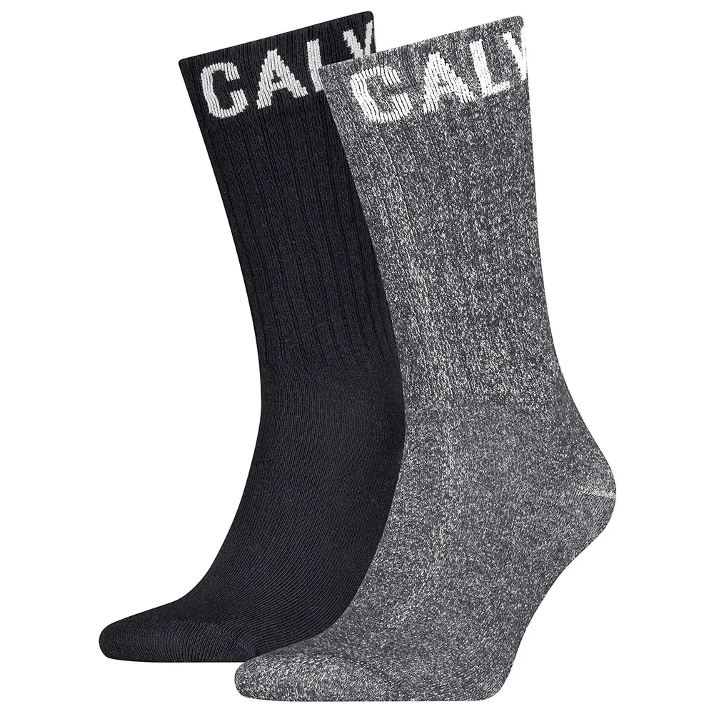 

Носки 2 шт Calvin Klein 701235978 crew, черный