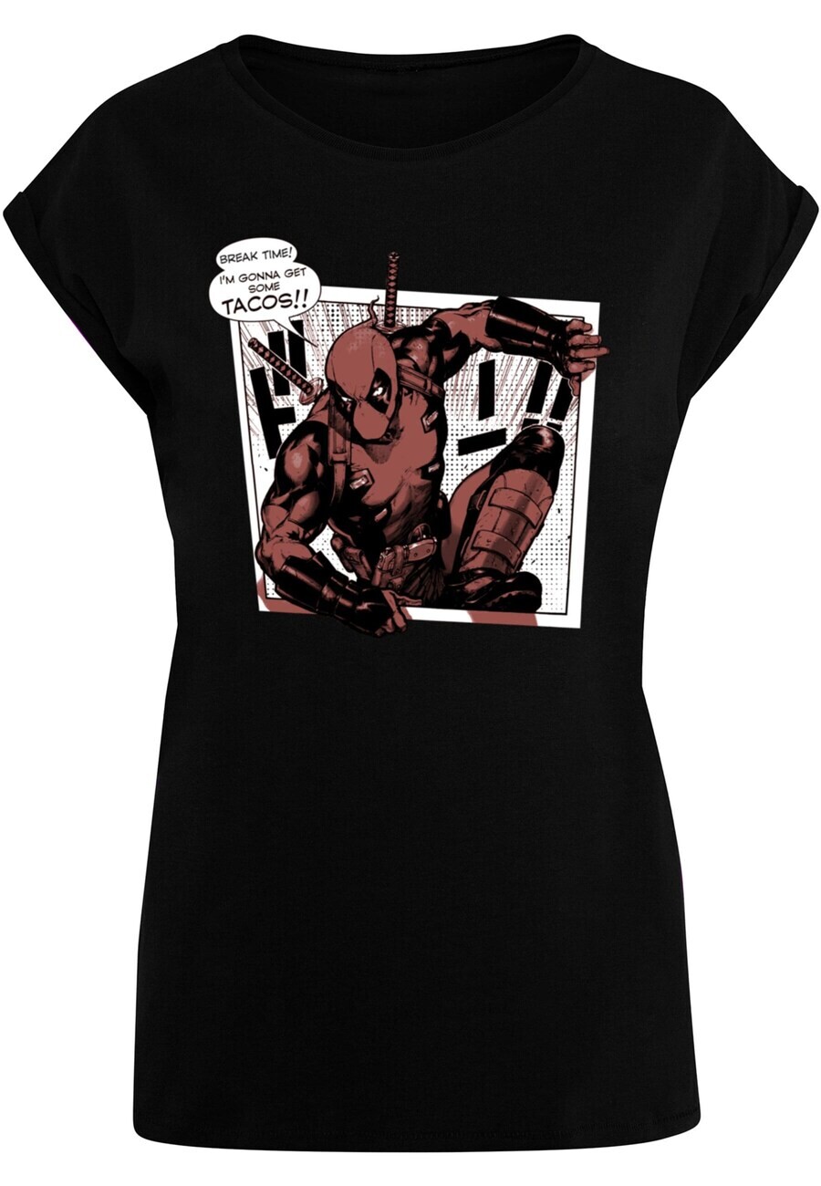 

Футболка ABSOLUTE CULT Shirt Deadpool - Tacos Breaktime, черный