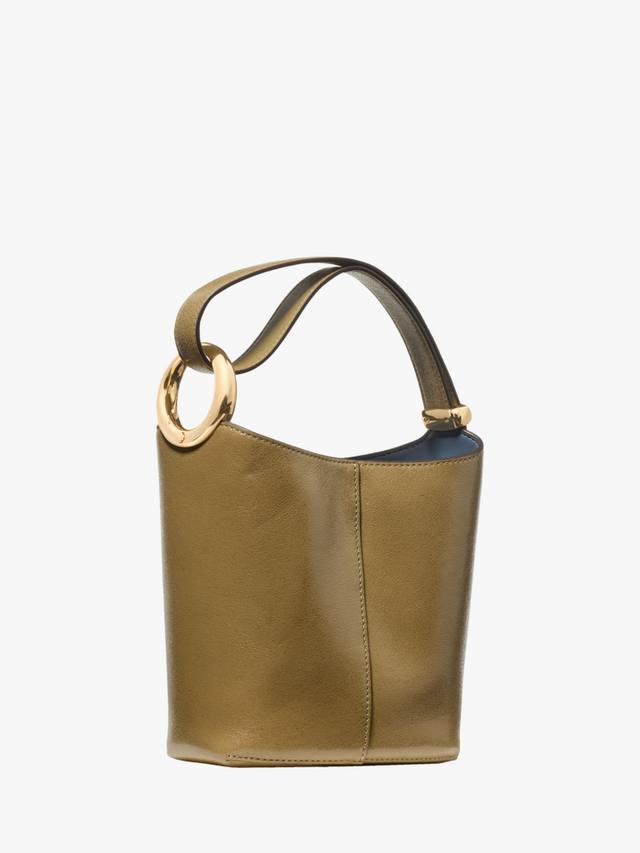 

Halo Glazed кожаная мини-сумка-ведро kate spade new york, Dried Thyme