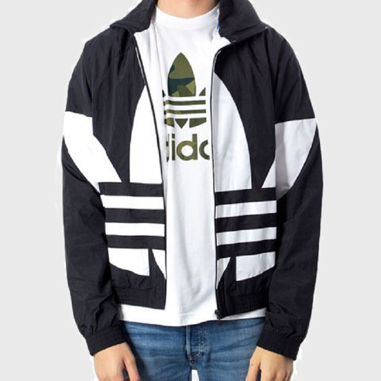 Куртка Adidas Originals Big Trefoil, черный — фото 4