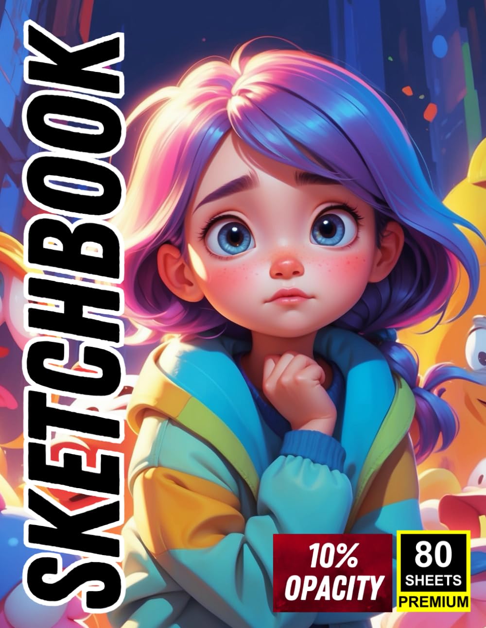 

Whimsy Sketchbook: Trace & Draw Dreamy Girls - 80 Sheets with 10% Opacity: Perfect for Anime, Cartoon, and Fantasy-Inspired Art Practice | Soft Matte Cover | Large 8.7" x 11.25" Size (Independently published)