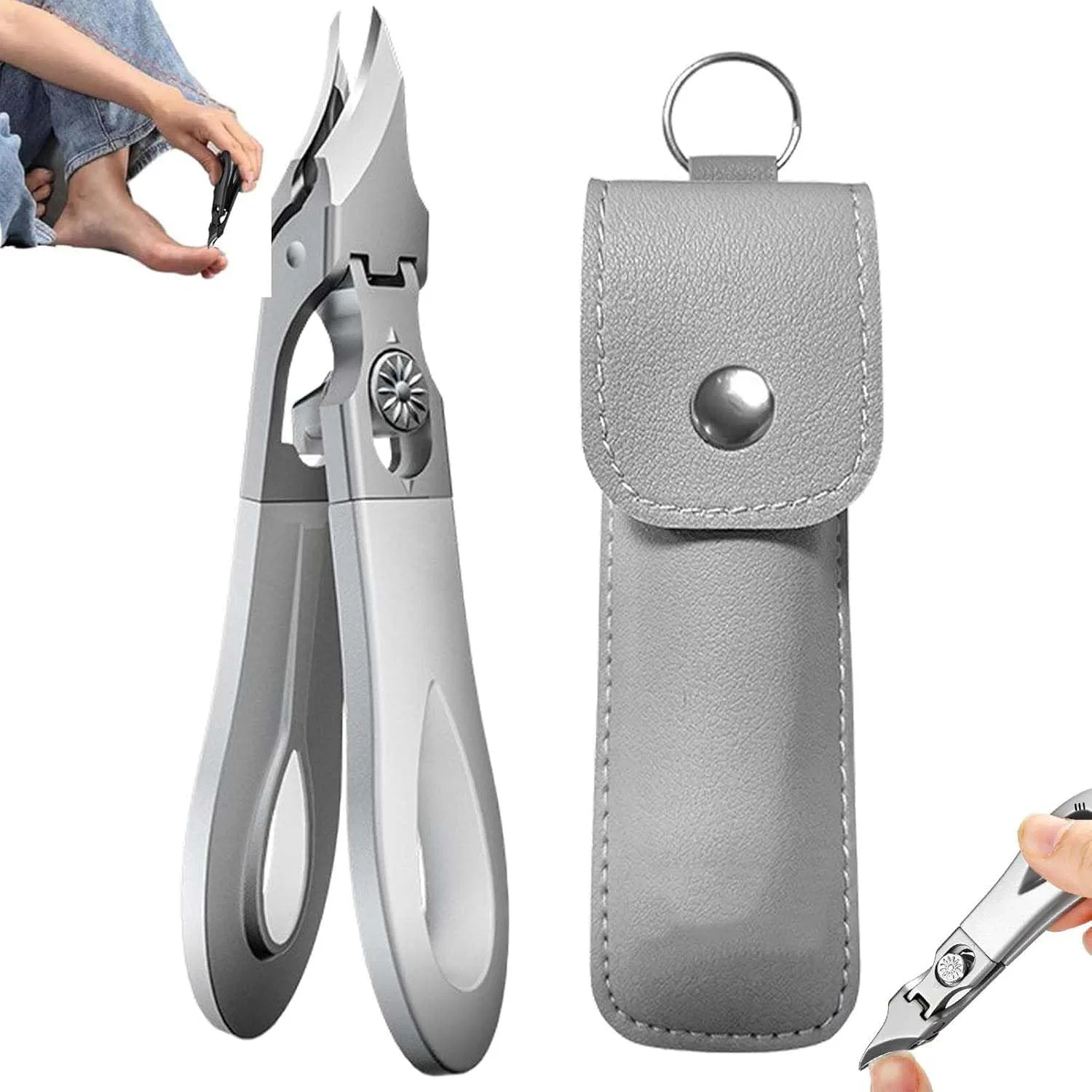 Кусачки для ногтей «Ingrowfix Pro» от Graddi Zuicc, Silver