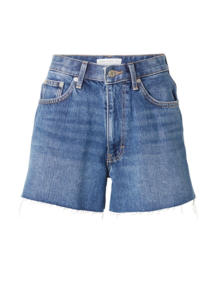 

Джинсовые шорты TOPSHOP Regular Jeans, синий деним