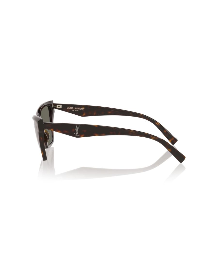 Женские солнцезащитные очки, SL M103 Saint Laurent, Tortoise Gray, Gray — фото 4