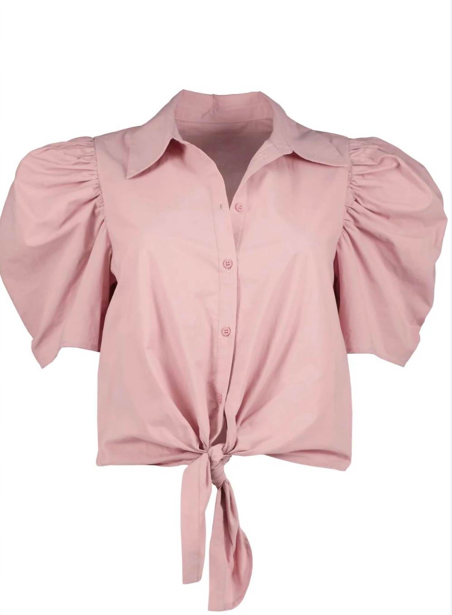 

Топ Rosetta Tie Front в цвете Anise bishop + young