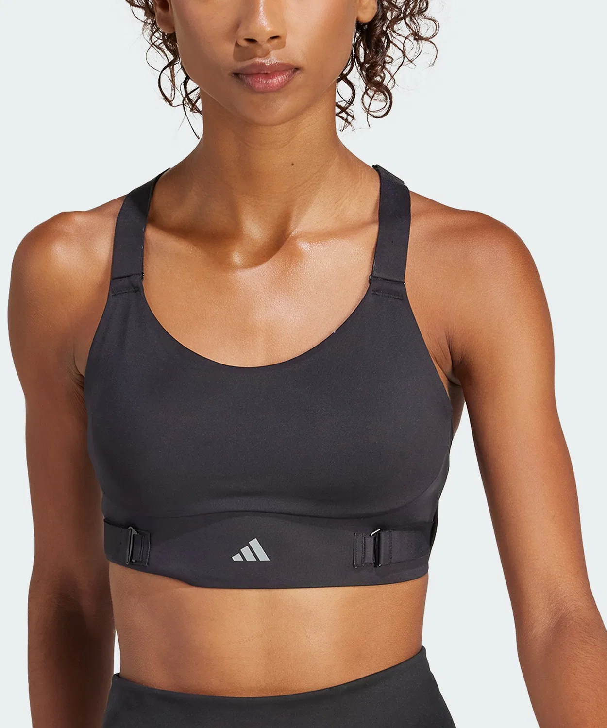 Спортс-бра FastImpact с высокой поддержкой adidas, черный